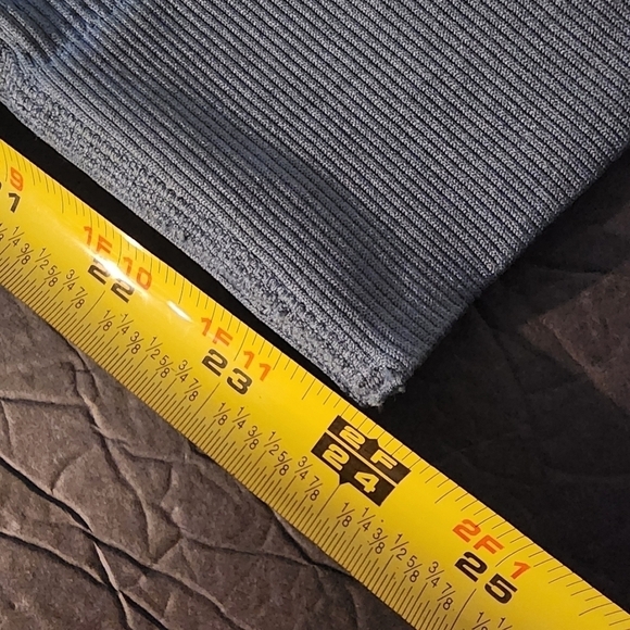 Madewell MWL Teal Green Seamless Ribbed Leggings NF342 Size XXS-XS NWT - Picture 6 of 6